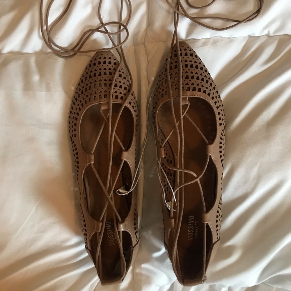 Taupe flats